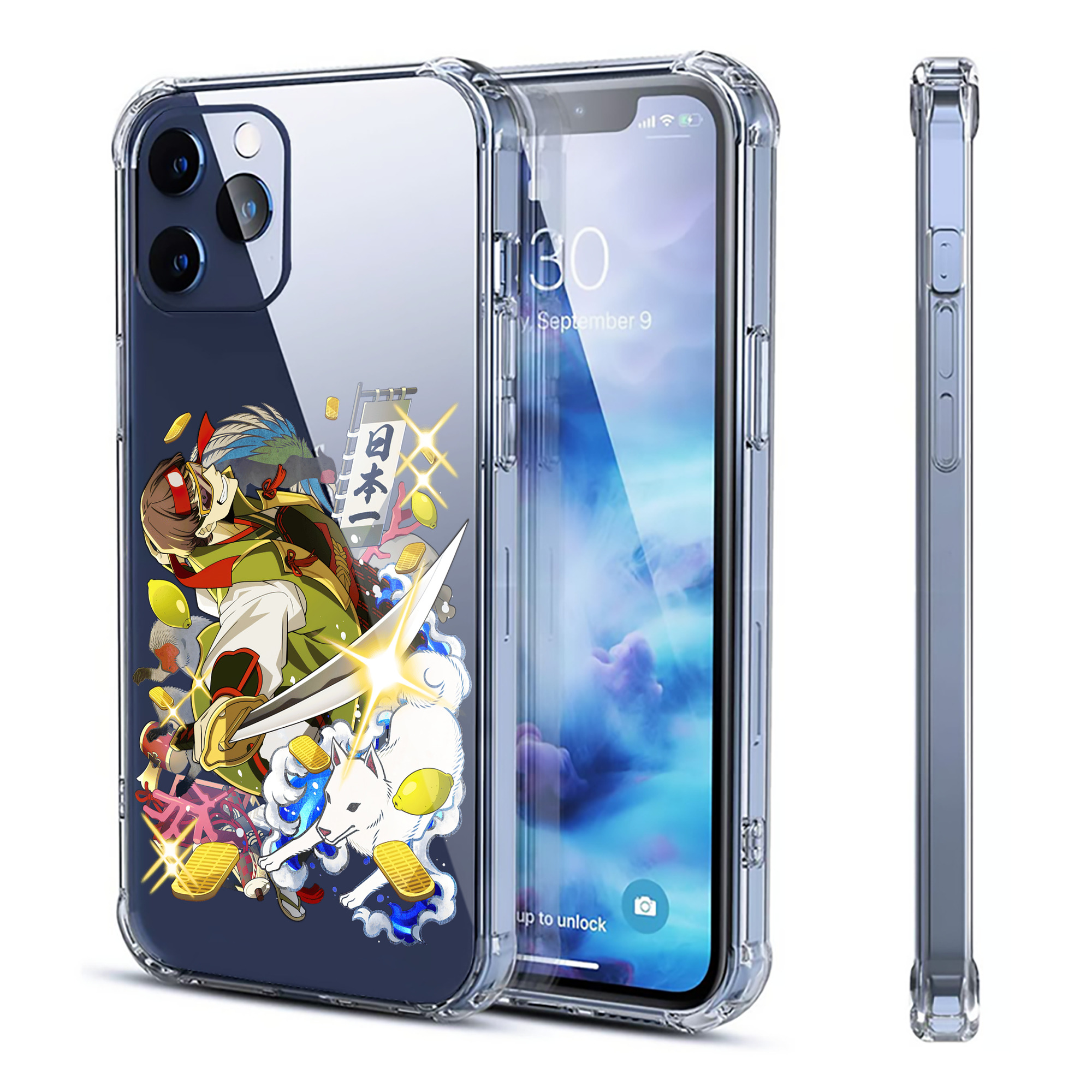 （画像用） 文豪ストレイドッグス Bungo Stray Dogs 【iPhone 12シリーズ対応】透明スマホケース（クリアソフトケース）